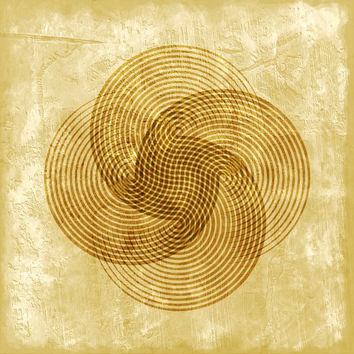 Retro Regenboogbloem