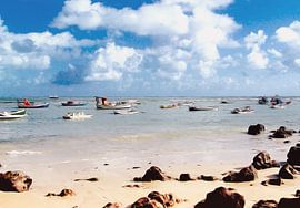 Dobberende vissersbootjes von Studio Mirabelle