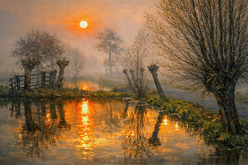 Sonnenaufgang in Bergambacht