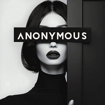 Anonymous: Mysterie en Elegantie in Zwart-Wit Portret