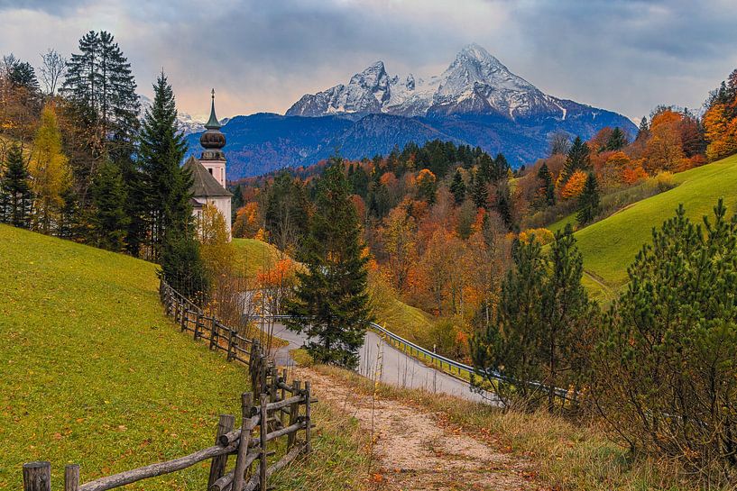 L'église de pèlerinage Maria Gern près de Berchtesgaden par Henk Meijer Photography