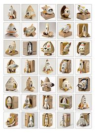 SPACESHIPS / CARDBOARD by AHAI depARTment