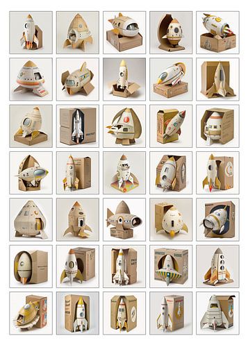 VAISSEAUX SPATIAUX / CARTON