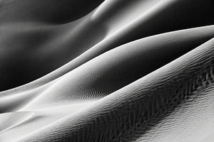 Sahara-Wüste. Sanddünen.
