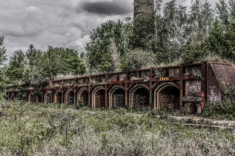 Furnaces of an old brickworks by Ans Bastiaanssen