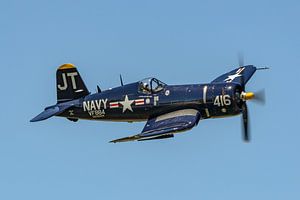 Ein Vought F4U-4 Corsair Jagdbomber.