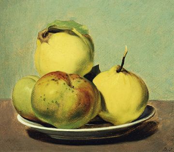David Johnson,Schotel van appels en kweeperen