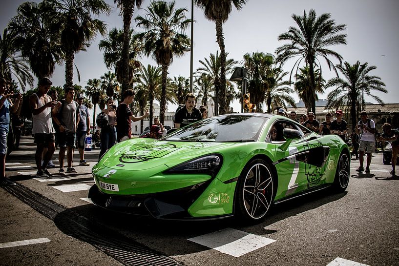 Le McLaren vert 570s par Imad Daakour
