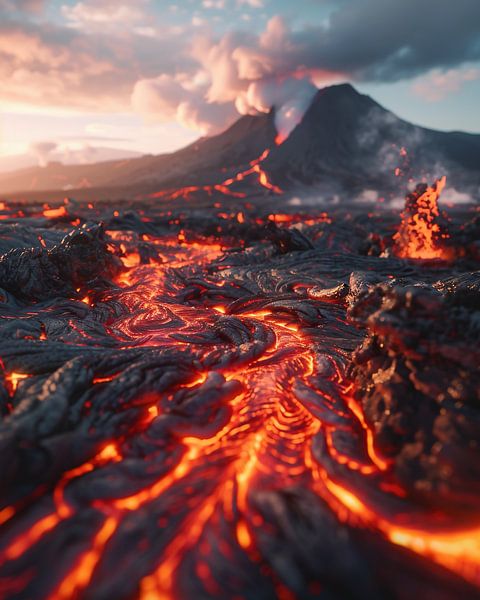 Eruptionen formen neue Welten von fernlichtsicht