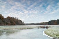 Herbst-Winter in einem Bild