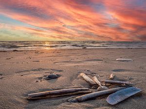 Sonnenuntergang am Nordseestrand von Animaflora PicsStock