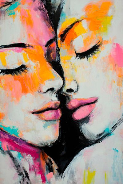 Zärtliche Farben der Nähe von Poster Art Shop