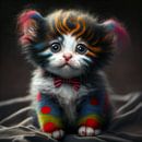 Clown Kätzchen von Jacky Miniaturansicht