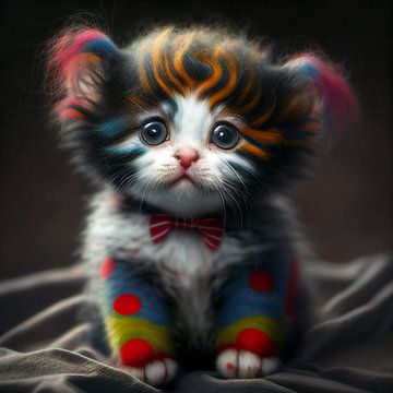 Clown Kitten van Jacky
