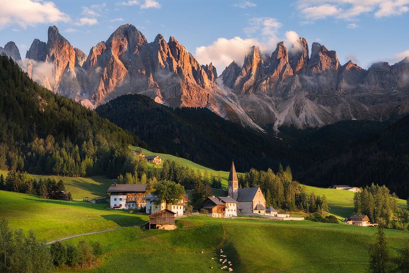 Santa Maddalena im Villnösstal Südtirol von Oliver Preuß