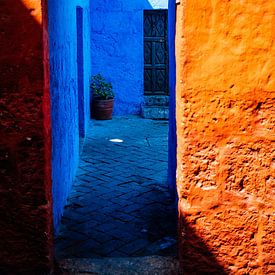 View through the Santa Catalina Monastery Arequipa Peru by Suzanne Spijkers