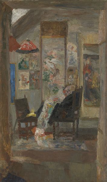 Skeleton Looking at Chinoiseries, James Ensor by All the Masters