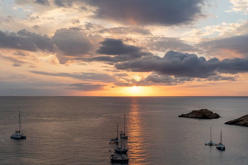 sunset Cala d'hort Ibiza, Es Vedra by Danielle Bosschaart