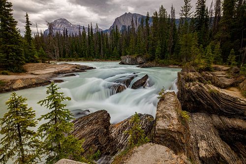 The Kicking Horse River in Canada