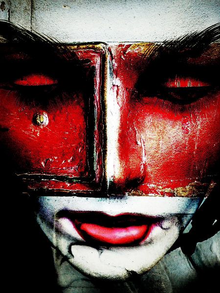 The red mask von Gabi Hampe