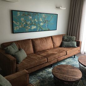 Customer photo: Almond blossom painting by Vincent van Gogh, panoramic version, on canvas