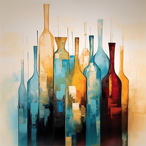 Bouteilles abstraites