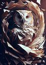 Futuristische fantasie uil van San Creative thumbnail