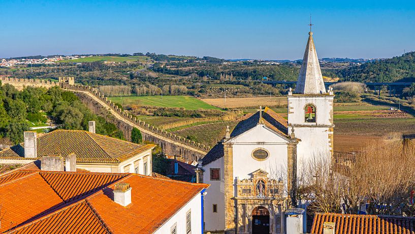 Óbidos, ommuurde stad in Portugal van Jessica Lokker