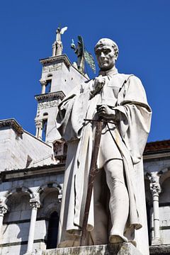 Toskana Italien Lucca Stadtzentrum von Hendrik-Jan Kornelis