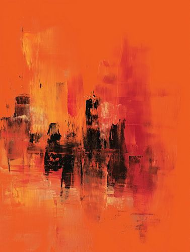 Expression abstraite fougueuse