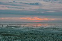Sonnenuntergang auf dem Wattenmeer