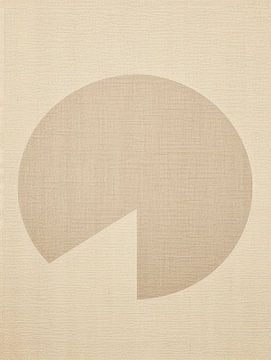 Natuurlijk minimalistisch Beige van Modern Collection