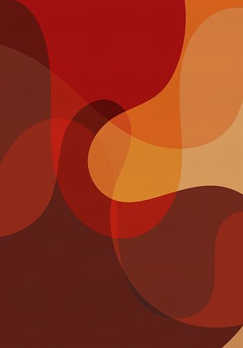 Retro rondingen en gouden gloed