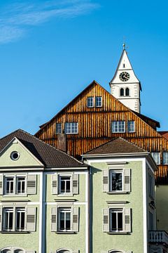 Buildings in Meersburg by Dieter Walther