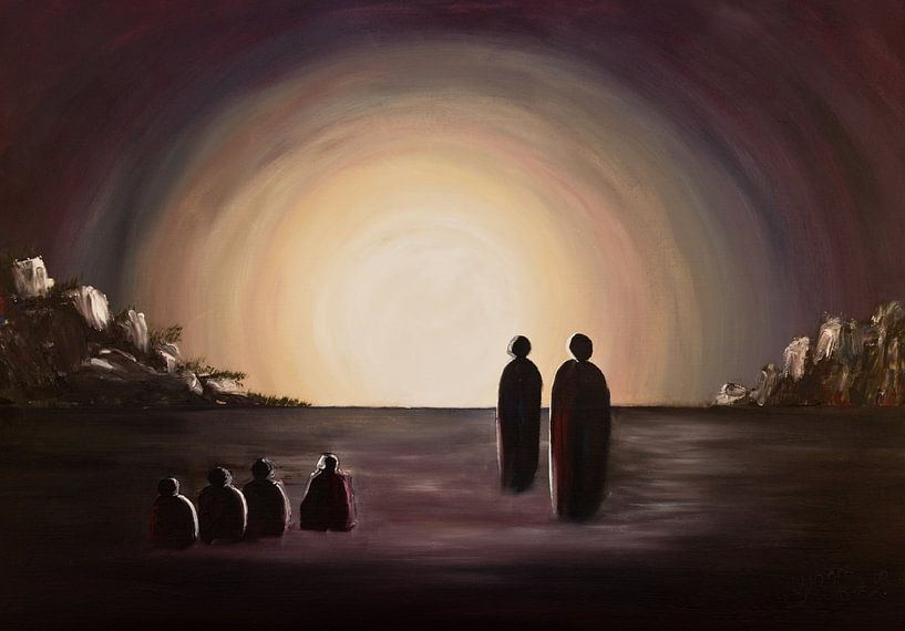 On the way to the light by Yvonne Weijers van Hout