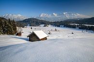 Winterlandschaft in Oberbayern von Achim Thomae Miniaturansicht