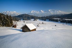 Winterlandschaft in Oberbayern