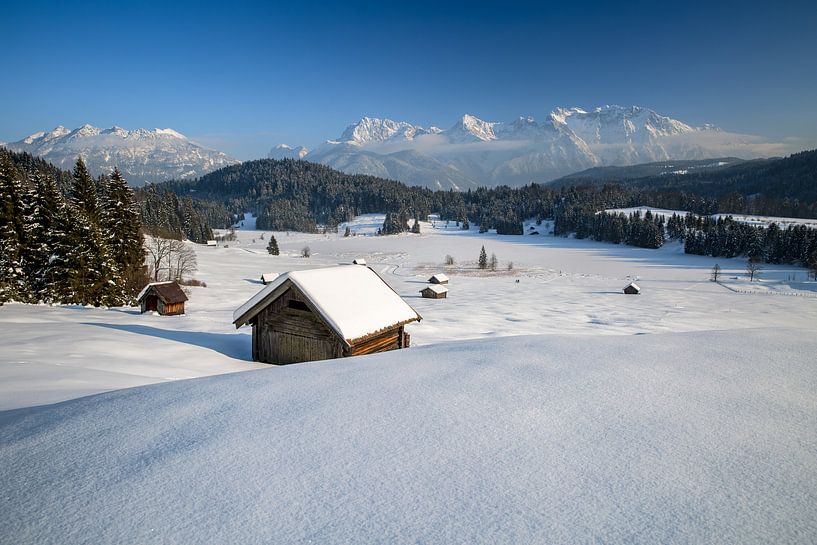 Winterlandschaft in Oberbayern von Achim Thomae