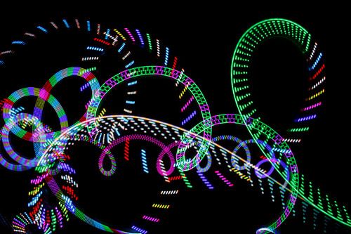 Light waves wallow through the night #9