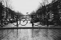 Amsterdam op een regenachtige dag