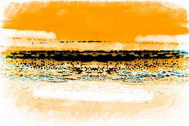 Coucher de soleil de la mer du Nord sur FRESH Fine Art