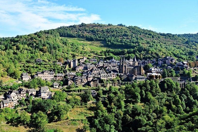 Conques, a haven of peace on the Pilgrim's Way to Santiago de Compostela by Frank Photos