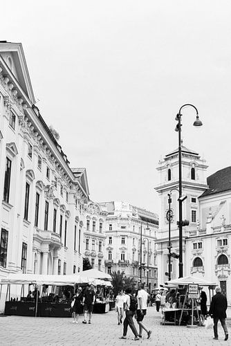 Die schönen Straßen von Wien | Österreich |Architektur |Schwarzweißfotografie