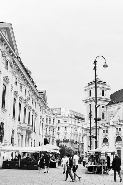 Les belles rues de Vienne | Autriche |Architecture | Photographie en noir et blanc par Mirjam Broekhof