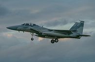 Landing Boeing F-15QA Eagle bestemd voor Qatar. van Jaap van den Berg thumbnail
