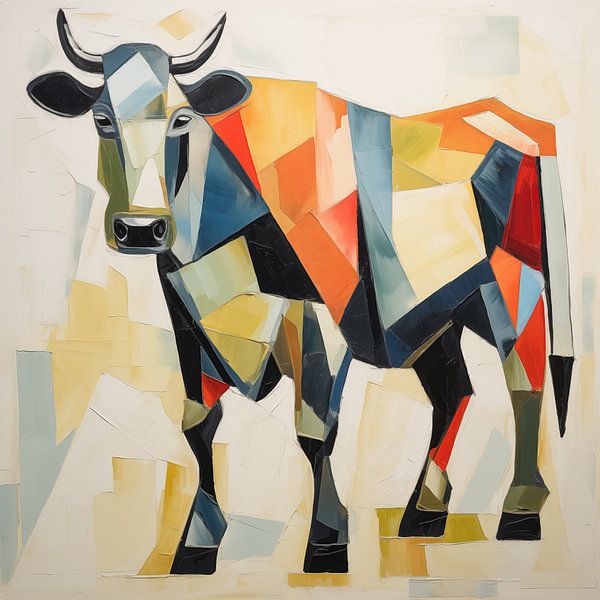 Cow abstract by KoeBoe