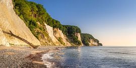 Falaises de craie sur l'île de Rügen, au bord de la mer Baltique. sur Voss photographie