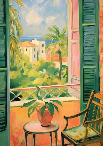 Matisse inspires Open Window Fauvist