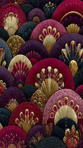 Koninklijke Bourgondische Art Deco Weegschaal