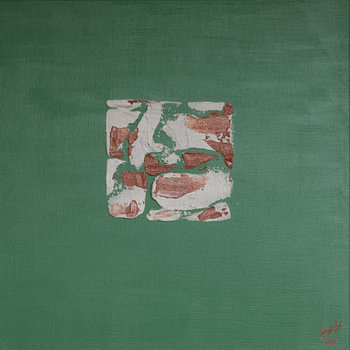 Dîner au Sea Salt II - Peinture abstraite à l'acrylique